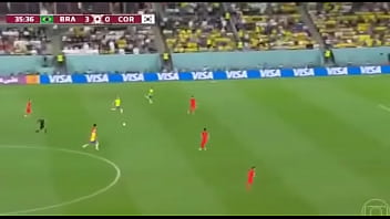 Brasil Arregaçando O Cuzinho Da Coreia Do Sul De Quatro Sem Pena