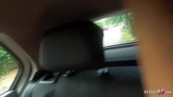 Mature Turkish Woman Gets Railed By Two German Guys In The Car On The Way Home