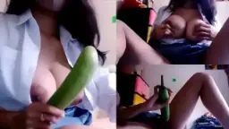 Gadis Sma Ngentot Dengan Terong Usai Jam Belajar