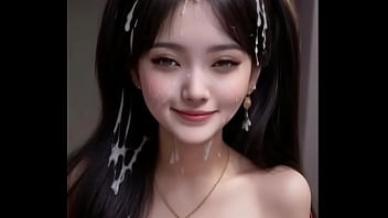 Gadis-gadis Hanfu Putih Tersipu Malu, Basah Kuyup Oleh Cairan Hangat Yang Memenuhi Tubuh Mereka