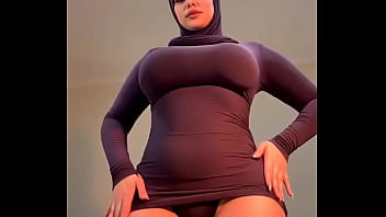 Gadis Berhijab Bergoyang Menggoda Dengan Gerakan Sensual