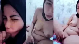 Jilbab Hitam Menggoda Meski Sudah Bersuami