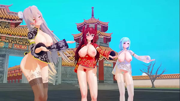 Gadis Virtual Mmd Merayakan Imlek Dengan Goyangan Menggoda