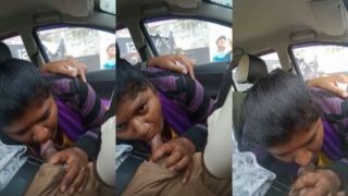 Istri Nakal Disepong Suaminya Di Mobil Oleh Pacar Tamilnya