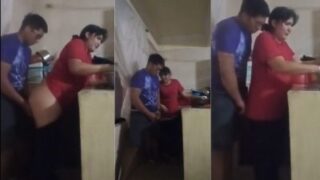 Sang Ayah Tiri Nikmati Bercinta Berdiri Di Dapur Dengan Ibu Tirinya Yang Bergairah