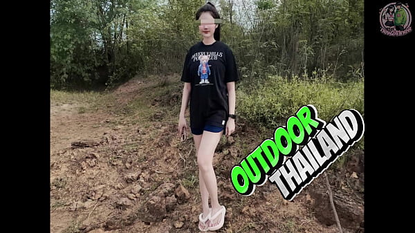Gadis Thailand Amatir Digilir Di Alam Terbuka – Pov Tembus Dalam Di Hutan Suara Asli Thailand