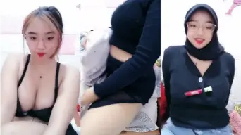 Cewe Buka Hijab, Sange Minta Digulingin, Ebot Sampe Kering