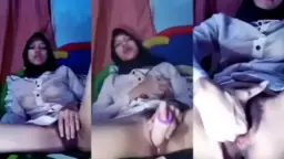 Nina Asanti Buka Hijab, Colmek Sambil Ngos-ngosan Karena Sange Berat.