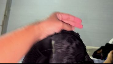 Kakak Tiri, Dasar Mesum! Daripada Pakai Celana Dalamku, Lebih Baik Aku Berikan Tebasan Rusia Dengan Payudara Besarku Dan Berikan Kontol Besarmu Serta Air Manimu Padaku!