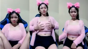 Syafirah Mango Tobrut Pake Baju Pink Full, Bikin Greget Pengen Gigit.