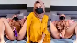 Kebaya Kuning Nyolot, Mei Fifi Hijabers Buka-bukaan, Toge Basah Kena Grepe