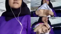 Hijab Nakal Pamer Tubuh Di Kantor, Bikin Suasana Makin Panas.