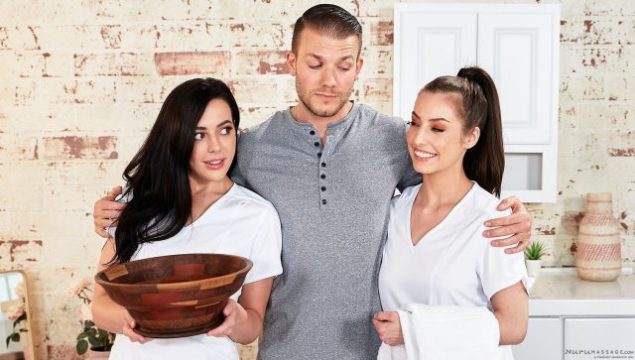 Pijat Nuru – Whitney Wright Dan Spencer Bradley, Empat Tangan Lebih Nikmat Dari Dua, Bikin Merem Melek